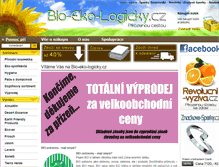 Tablet Screenshot of bio-eko-logicky.cz